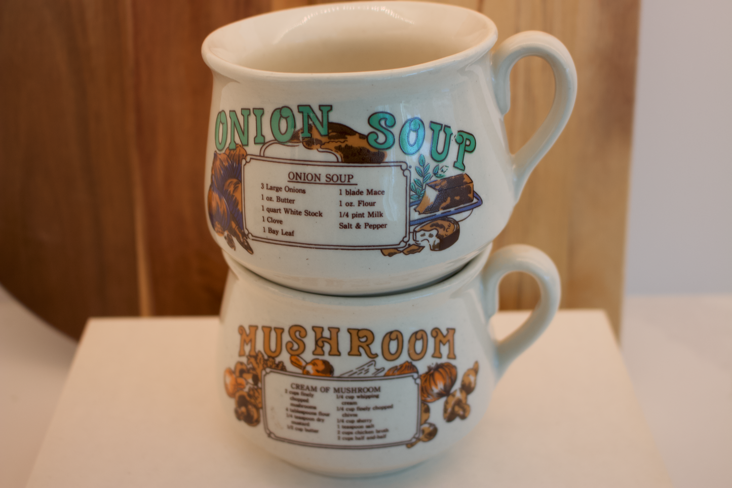 Set of 2 Ethos 70s Ceramic Soup Mugs