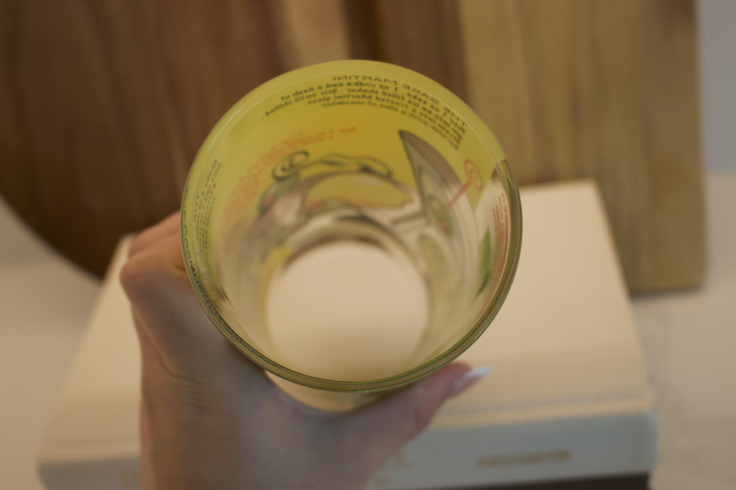 Vintage Joie De Vivre Martini Recipe Tumbler
