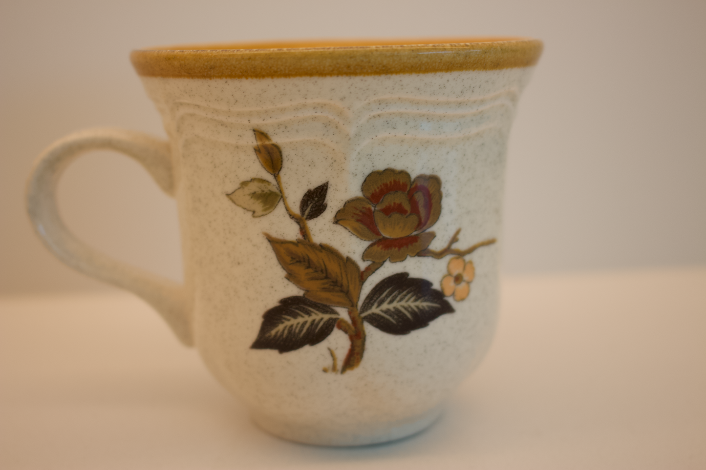 Set of 4 Vintage Mikasa Floral Fall Mugs