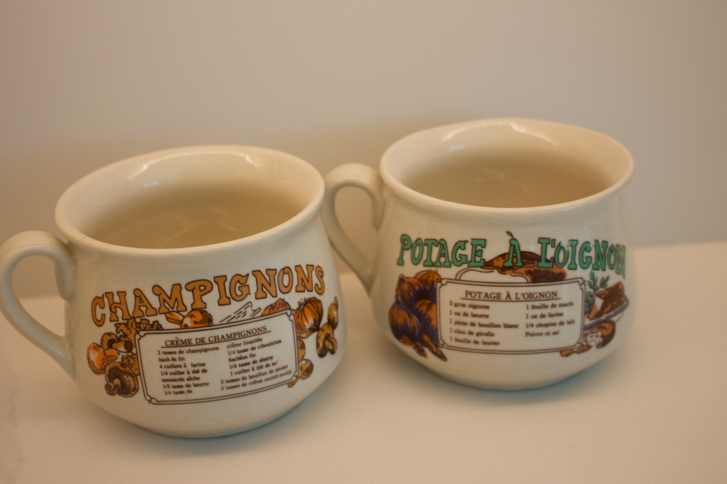 Set of 2 Ethos 70s Ceramic Soup Mugs