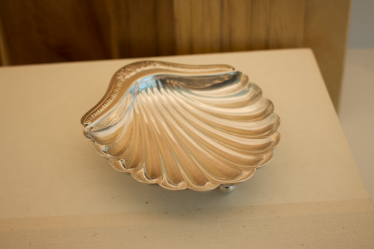Vintage Shell Footed Caviar Dish