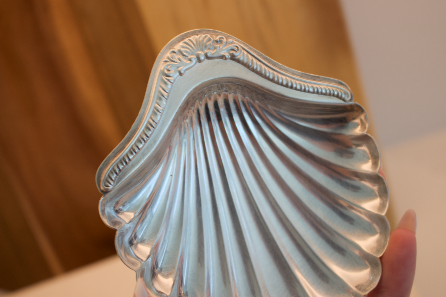 Vintage Shell Footed Caviar Dish