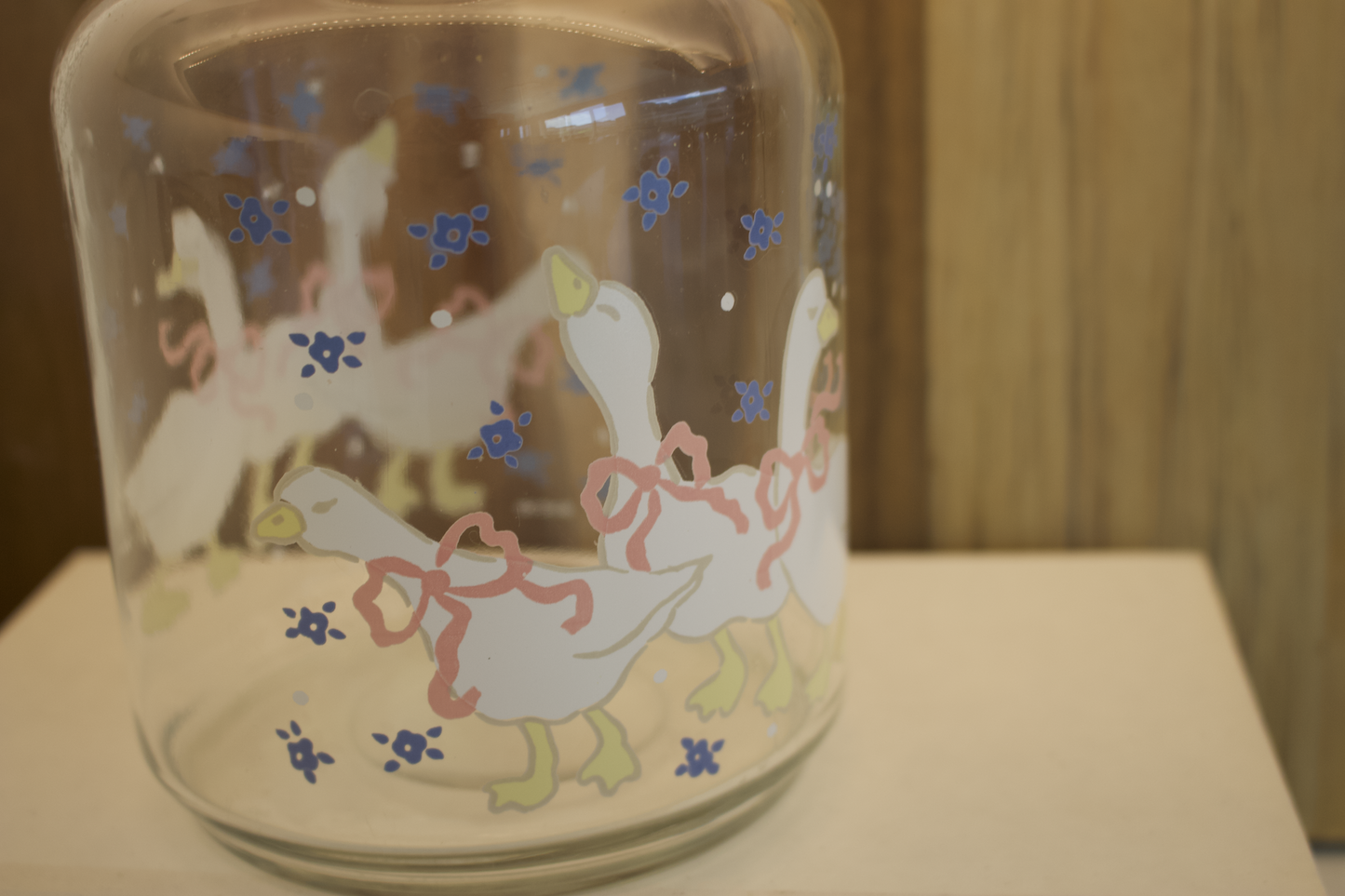 Vintage Libbey's Mother Goose Glass Carafe